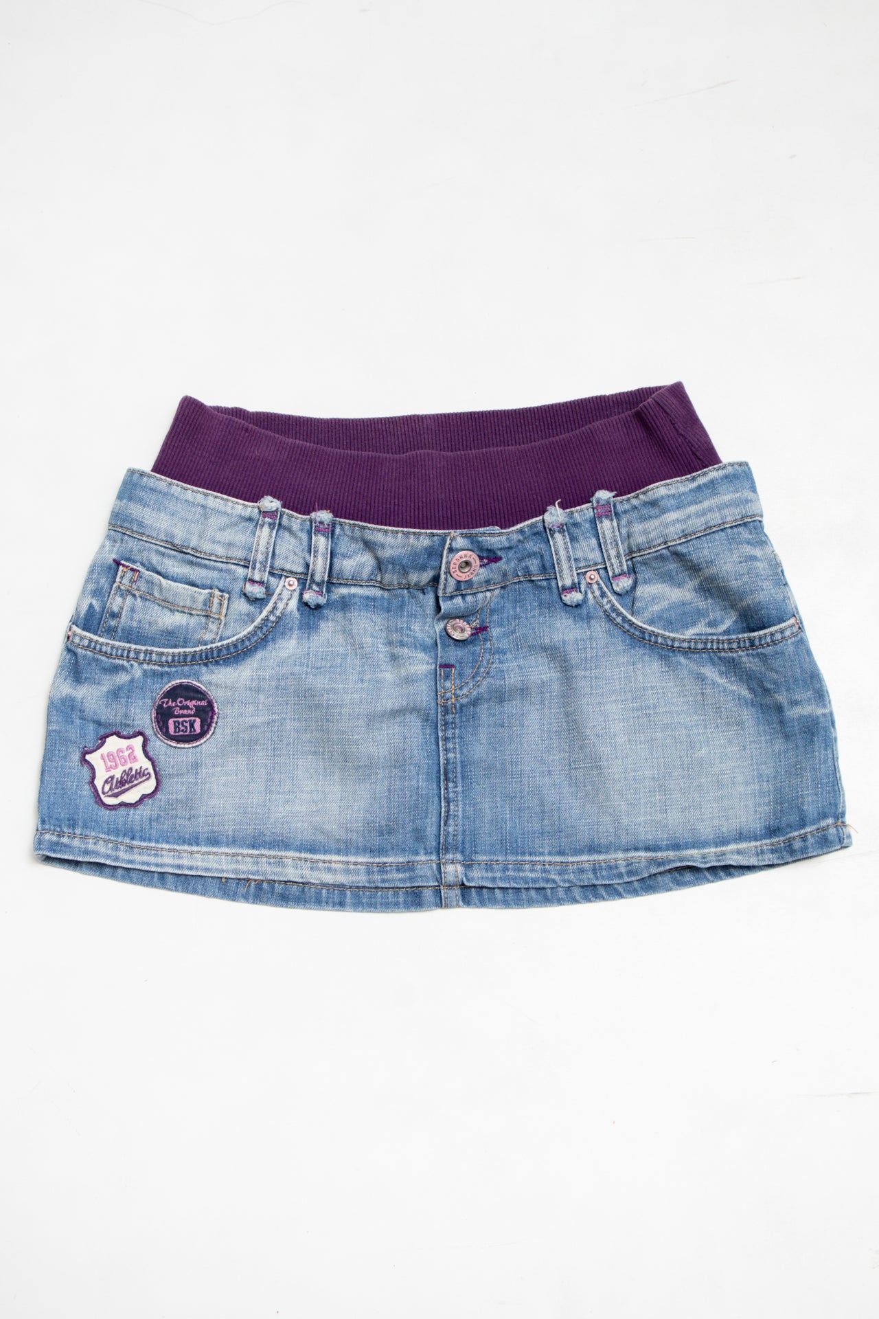#146 Bershka Denim Denim Mini Skirt Blue | c. | Size 10/12