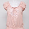 #025 Candie’s Short Sleeve Pink | c. 209 | Size 10