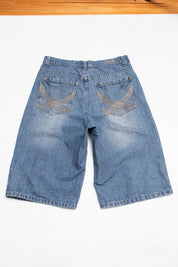 #084 Brooklyn Express Jort Blue | c. 211 | Size 10