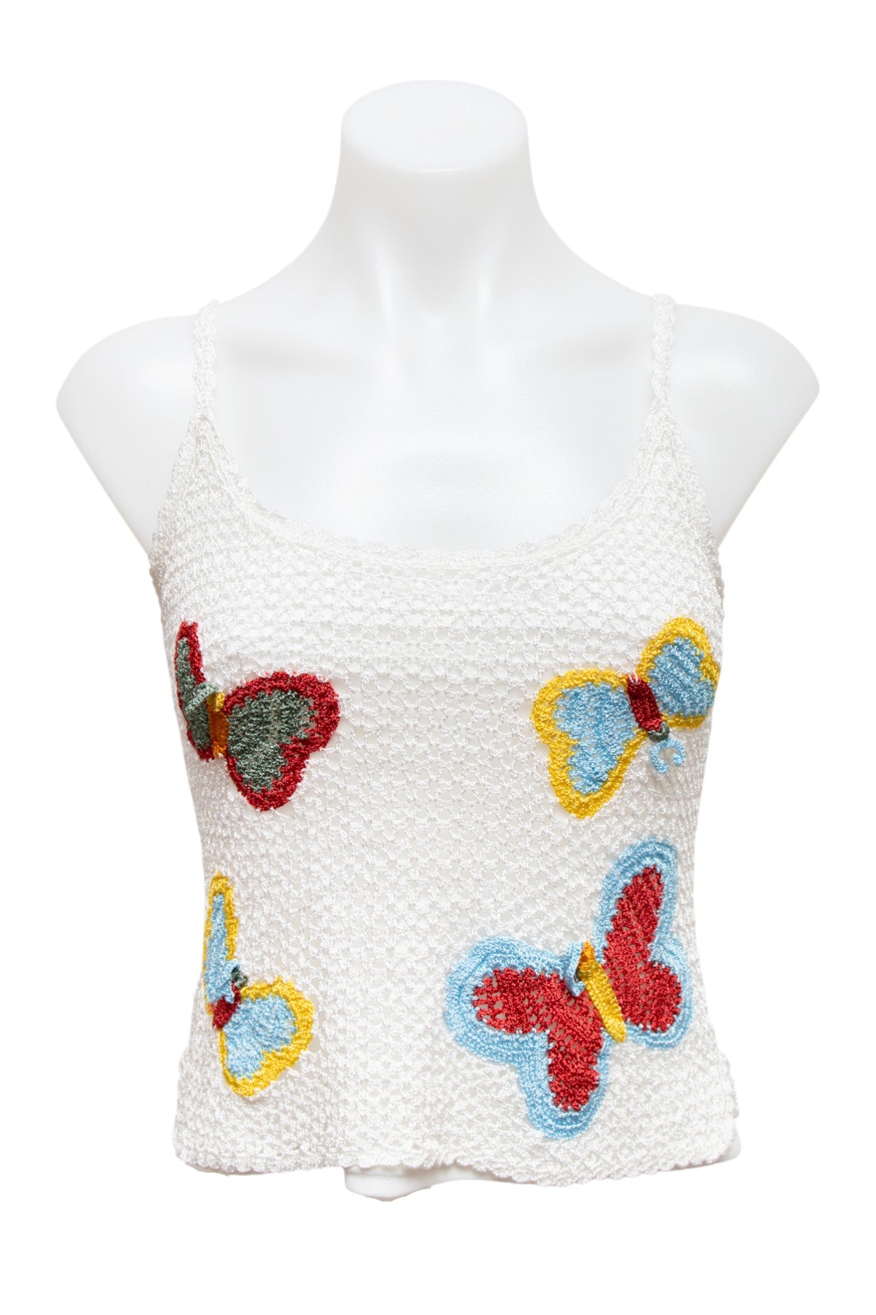 #12 Peace & Love Cami Top White | c. 192 | Size 8