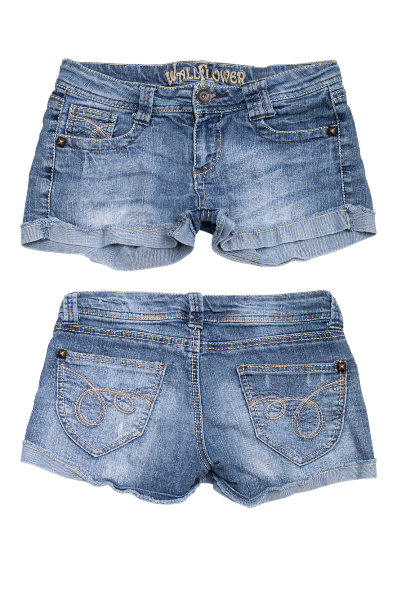 #187 Wallflower Denim Shorts Blue | c. 199 | Size 6