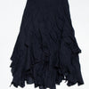 #129 Willi Smith Skirt Black | c. 193 | Size 8