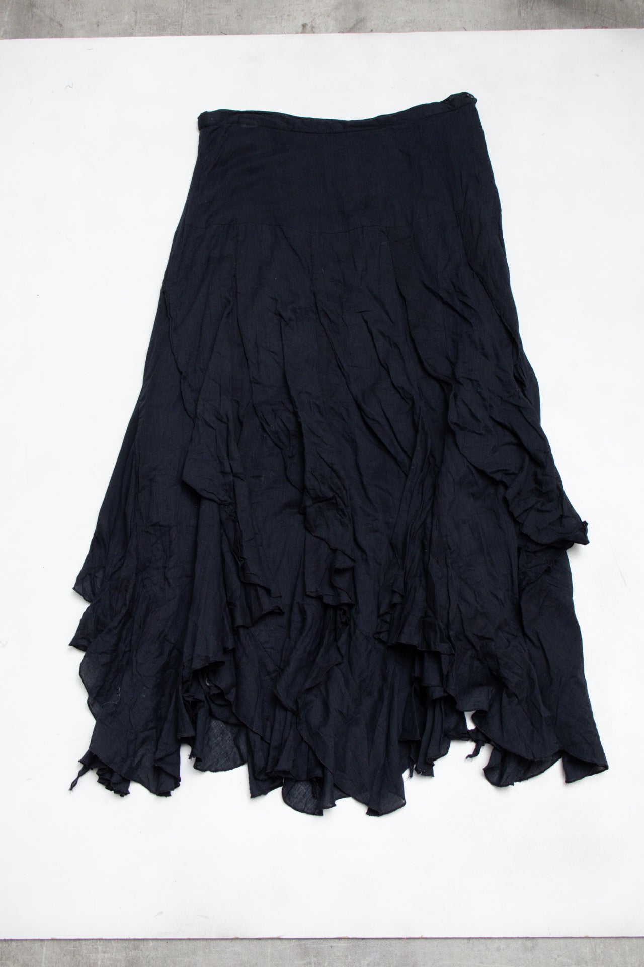 #129 Willi Smith Skirt Black | c. 193 | Size 8