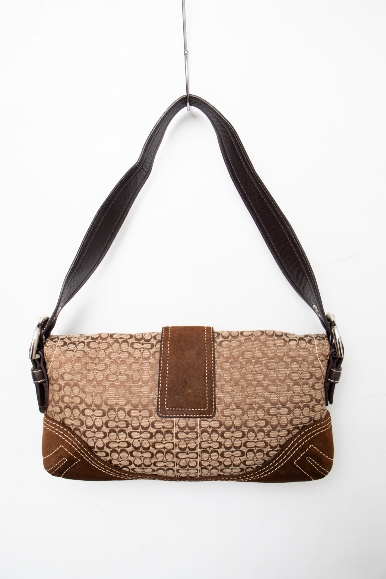 #171 Coach Shoulder Bag Brown | c. 206 | Size