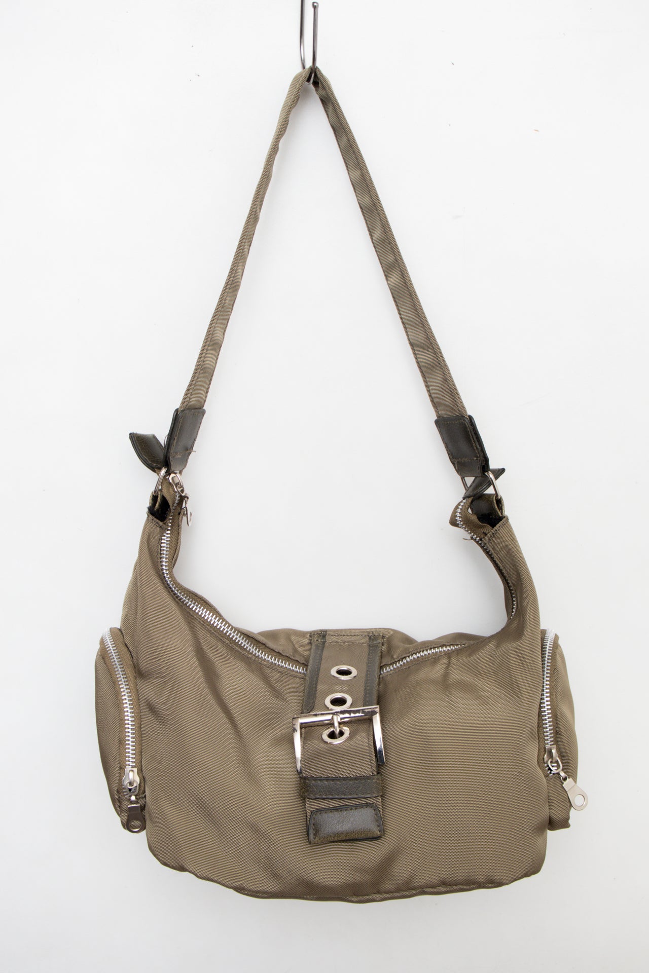 #189 Shoulder Bag Brown | c. 197 | Size