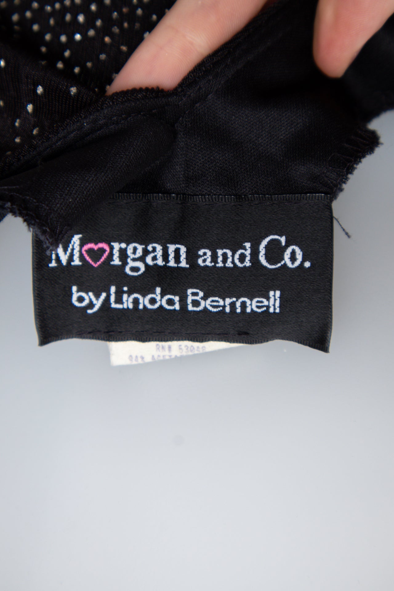 #104 Morgan And Co. By Linda Bernell Dress Black | c. 193 | Size 10