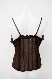 #040 No Boundaries Cami Top Brown | c. 202 | Size 14