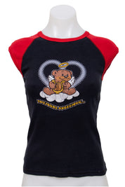 #063 Kiabi Woman Baby Tee Black | c. 211 | Size 8