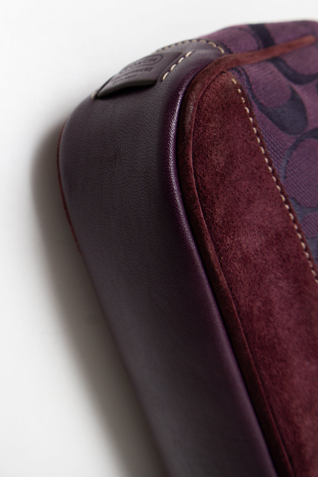 #159 Coach Shoulder Bag Purple | c. 183 | Size