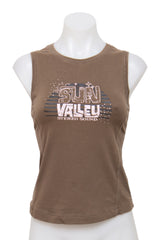 #037 Sun Valley Tank Brown | c. 211 | Size 10
