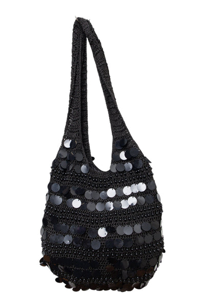 #194 Chateau Shoulder Bag Black | c. 207 | Size