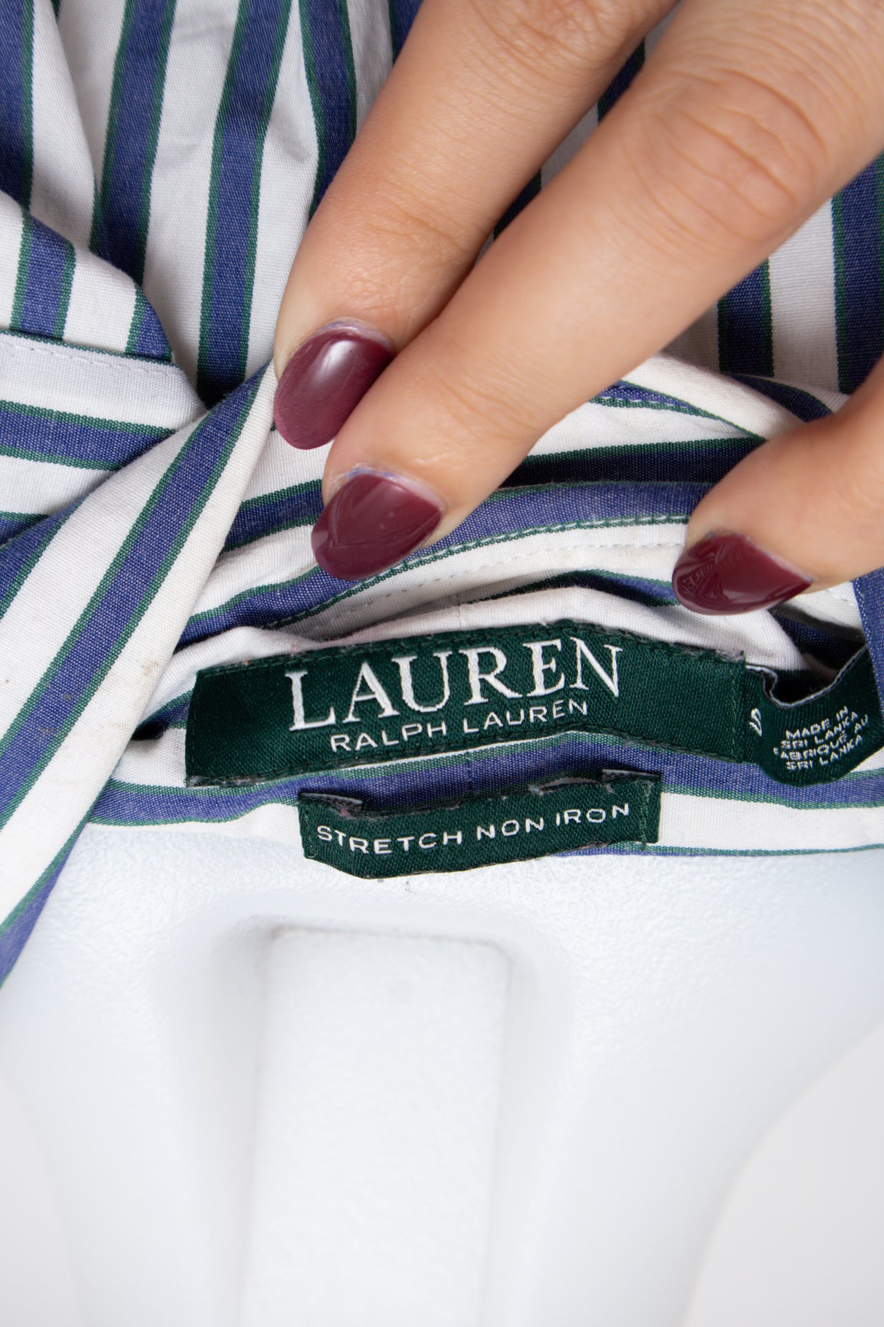 #054 Lauren Ralph Lauren Long Sleeve Blue | c. 213 | Size 8