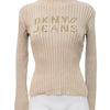 #053 Dkny Jeans T-shirt Beige | c. 203 | Size 8