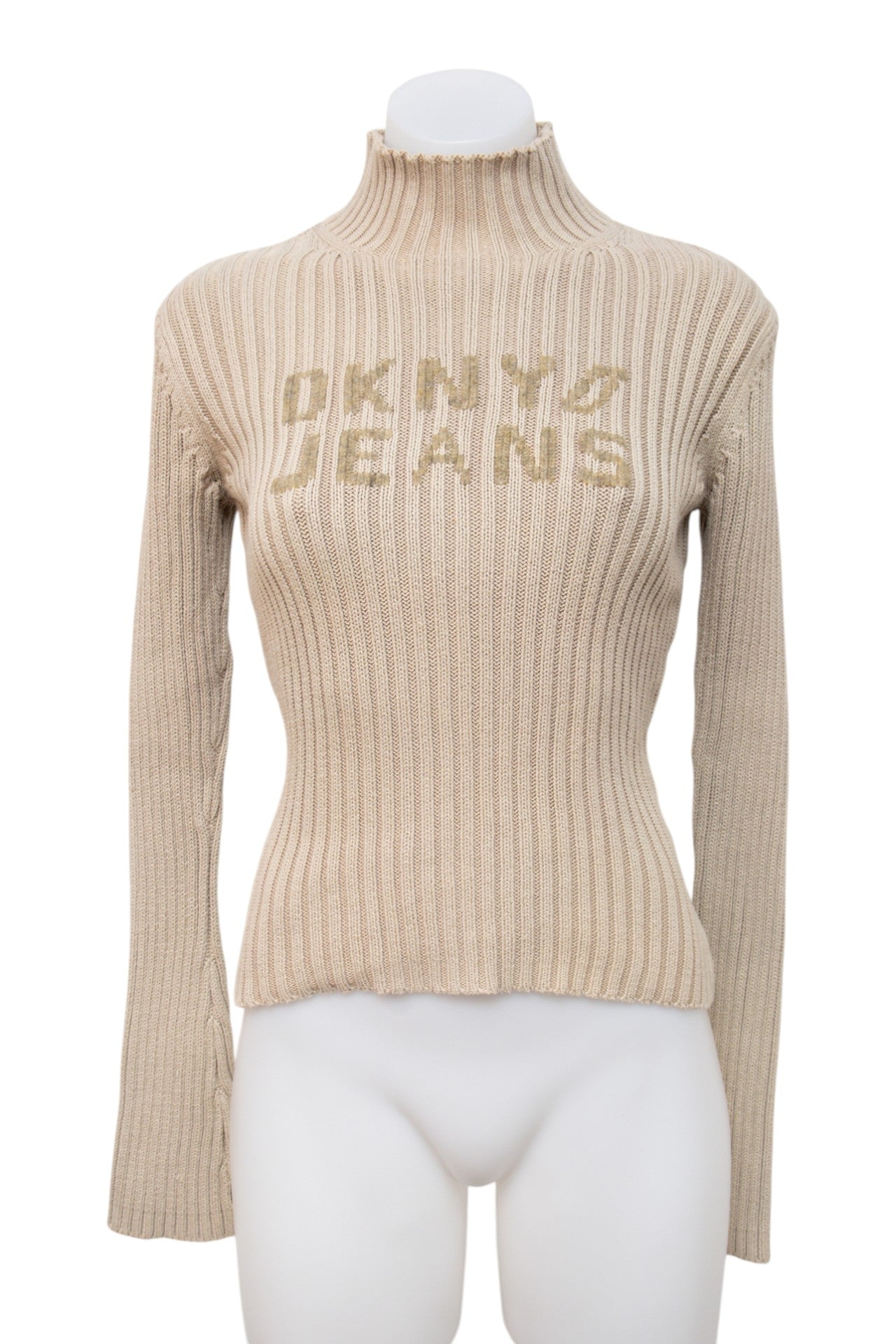 #053 Dkny Jeans T-shirt Beige | c. 203 | Size 8