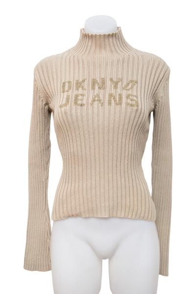 #053 Dkny Jeans T-shirt Beige | c. 203 | Size 8