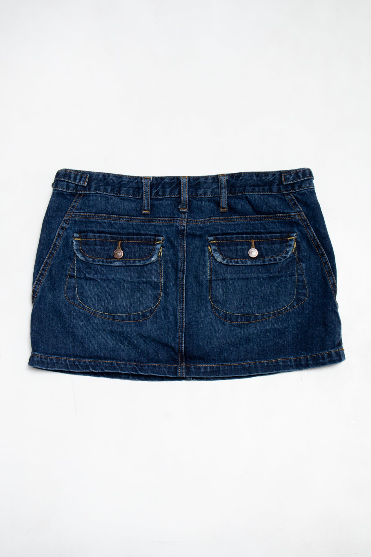 #187 London Jean Mini Skirt Blue | c. 192 | Size 12