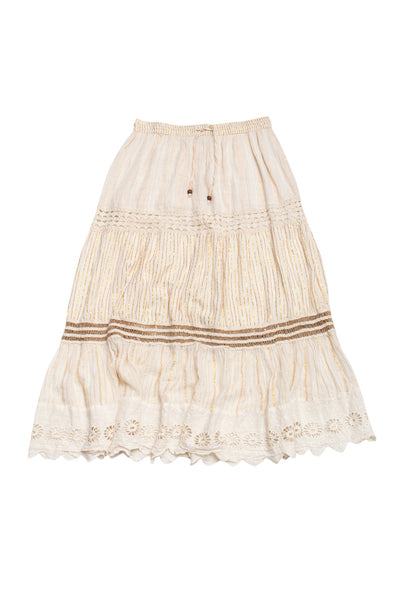 #121 Madu Skirt White | c. 193 | Size 8