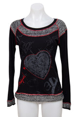 #064 Fun & Love Long Sleeve Black | c. 211 | Size 8