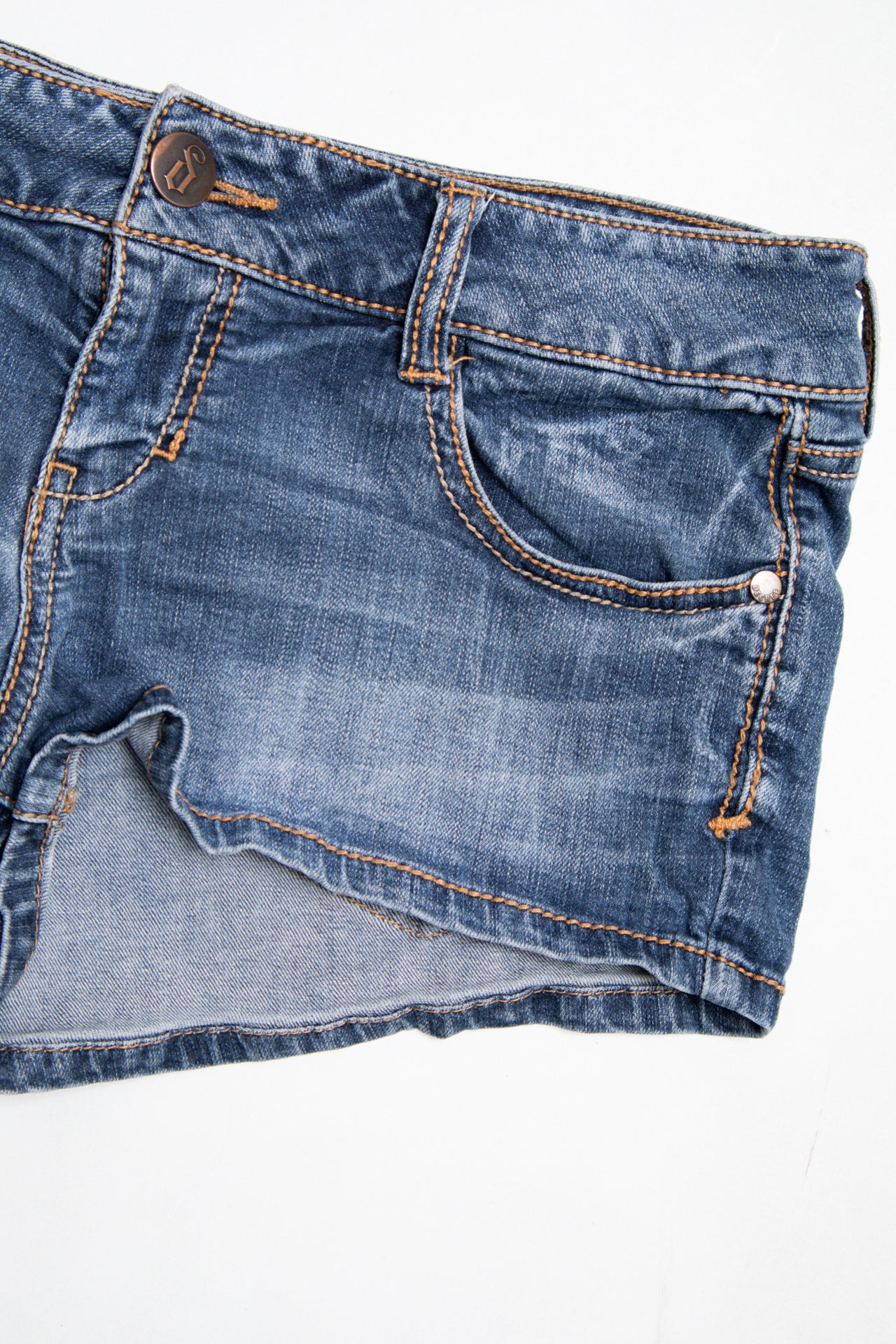 #100 Decree Denim Shorts Blue | c. 201 | Size 8