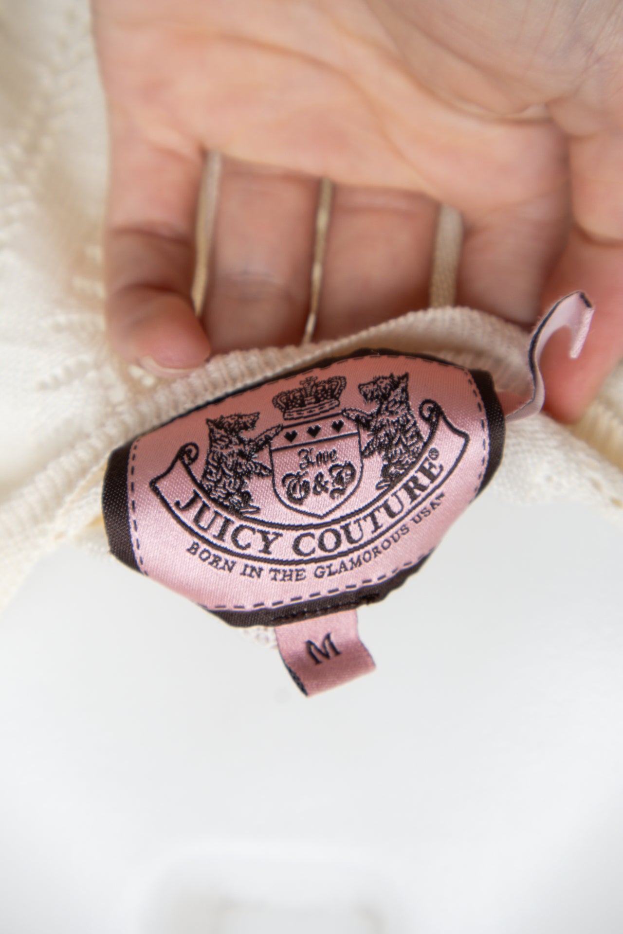 #36 Juicy Couture Juicy Couture White Cardi | c. 194 | Size 12