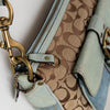 #147 Coach Shoulder Bag Blue | c. 184 | Size