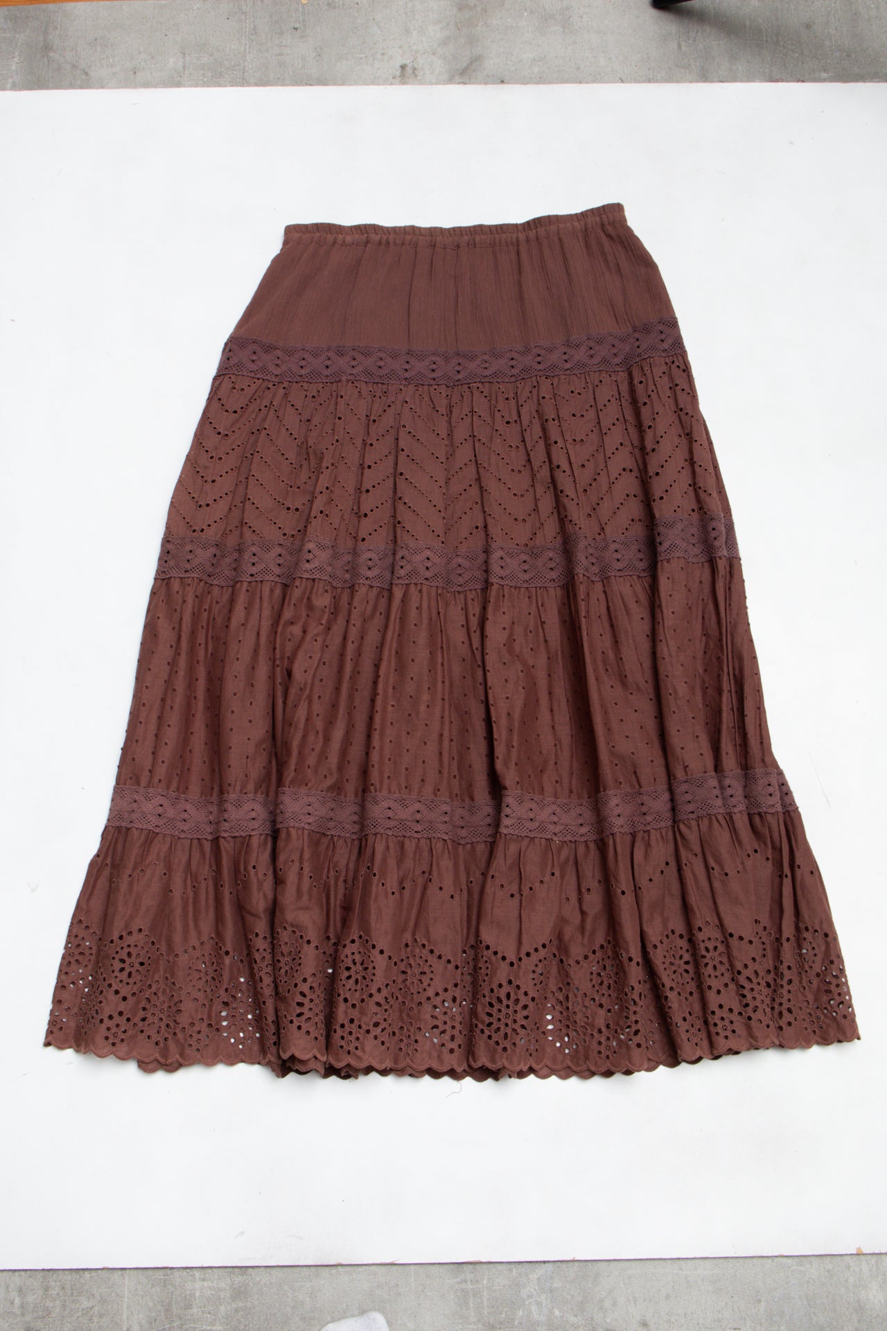 #152 Coldwater Creek Skirt Brown | c. 193 | Size 8/10
