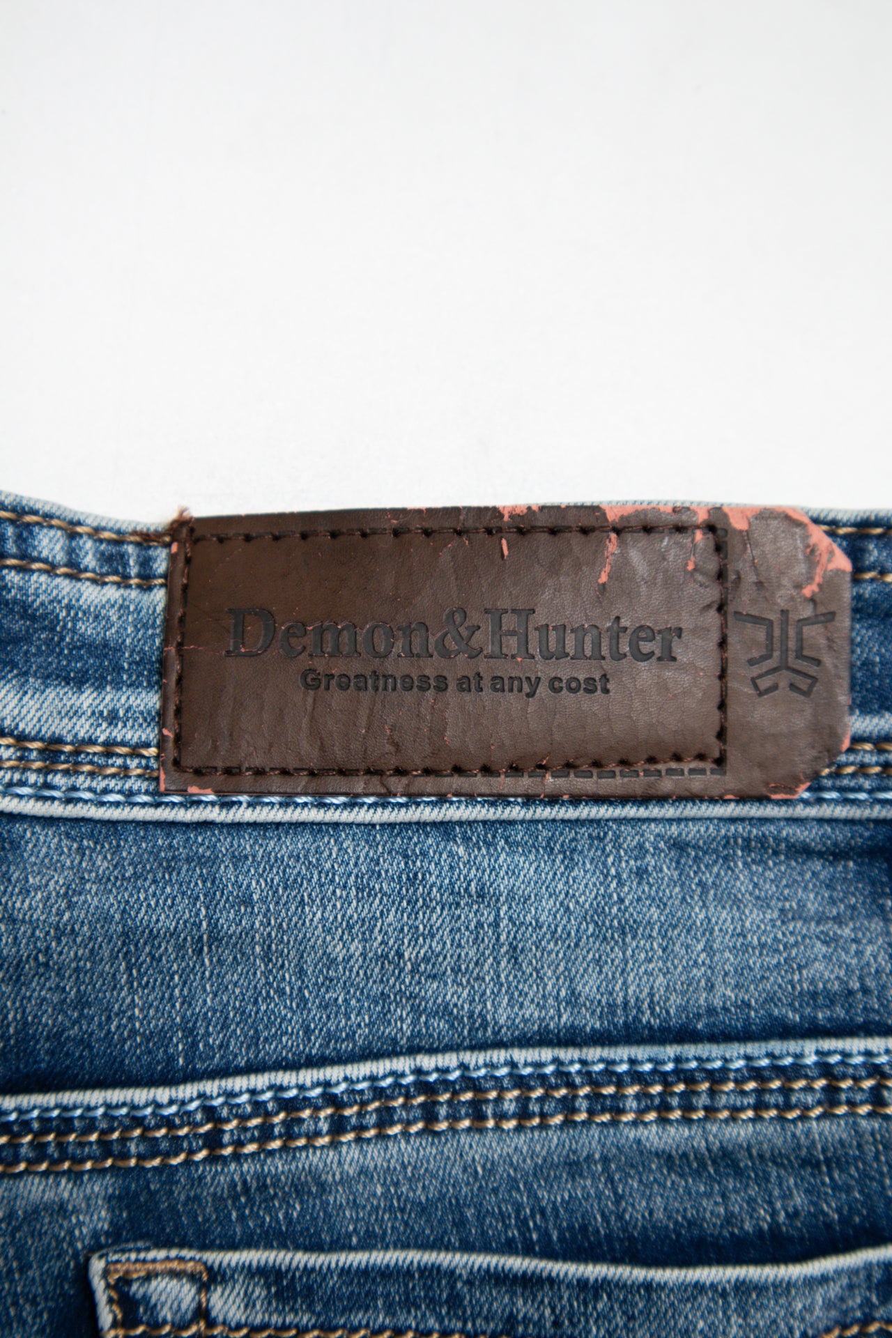 #186 Demon & Hunter Denim Shorts Blue | c. 188 | Size 8
