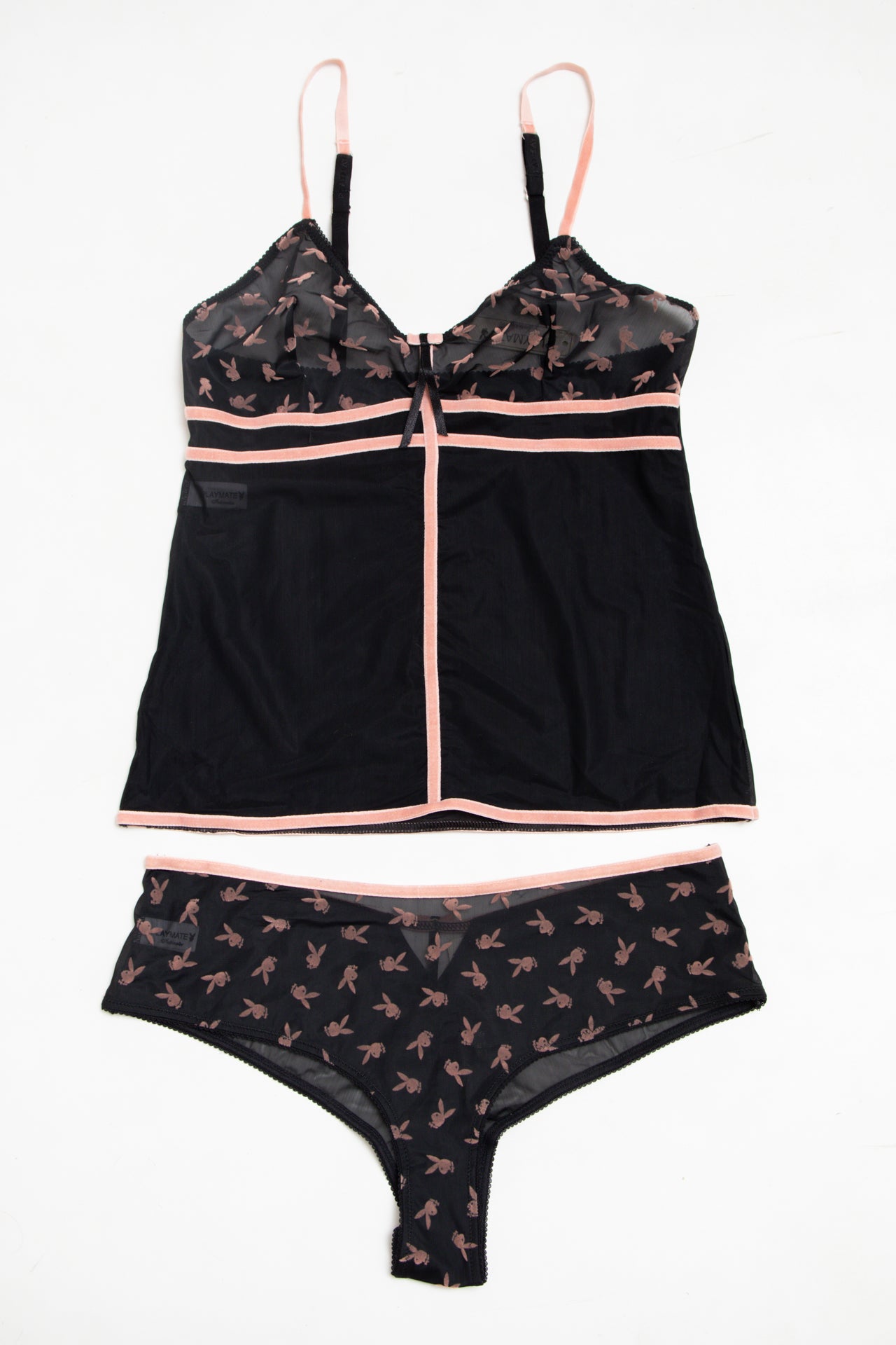 #28 Playmate Intimates Camisole Top Black | c. 185 | Size 12 / 14A