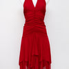 #168 Tag 1080 Halter Top Red | c. 195 | Size 8