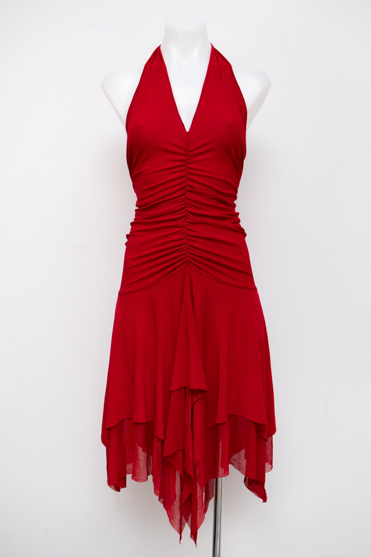 #168 Tag 1080 Halter Top Red | c. 195 | Size 8