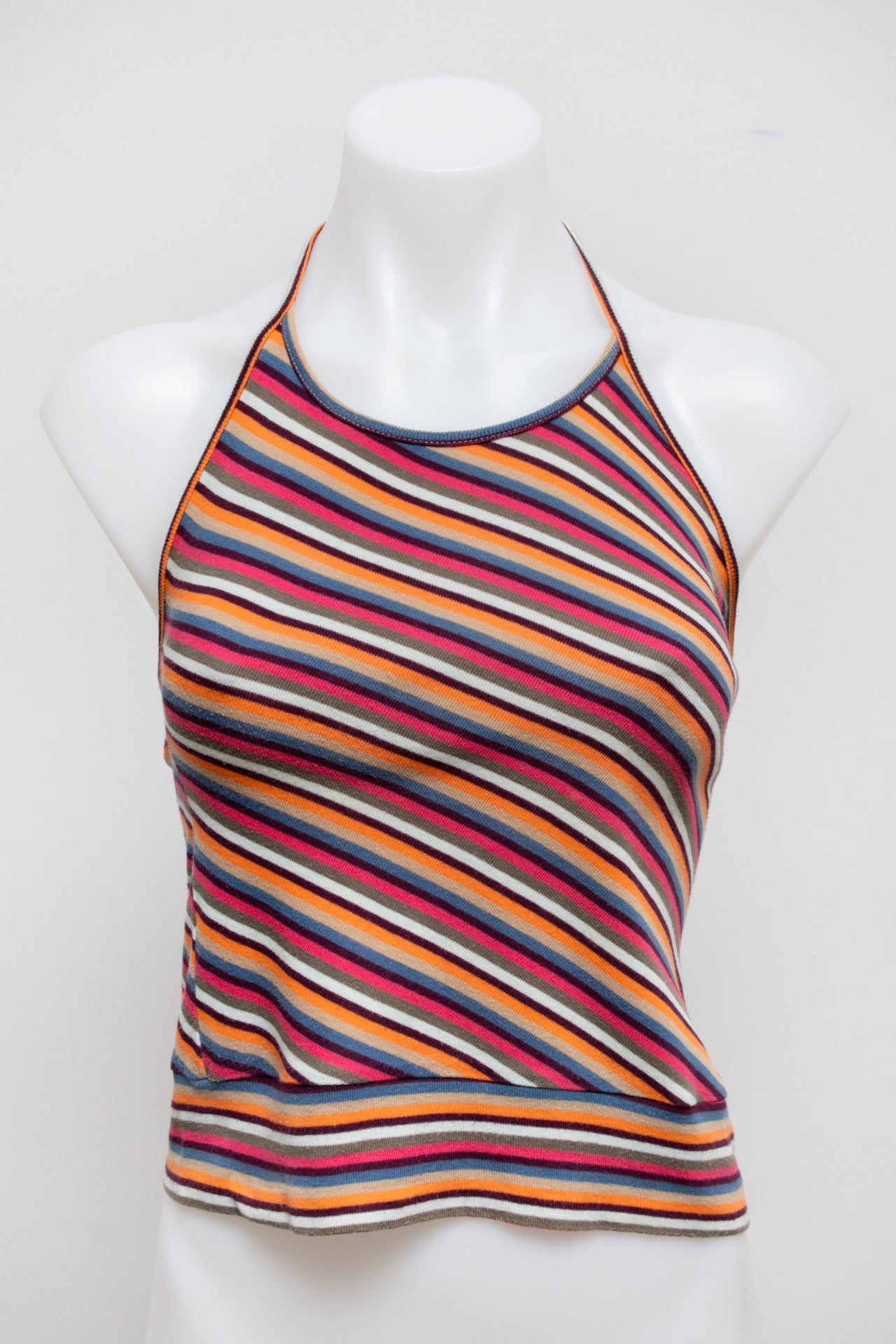 #06 Etam Halter Top Orange | c. 181 | Size 8