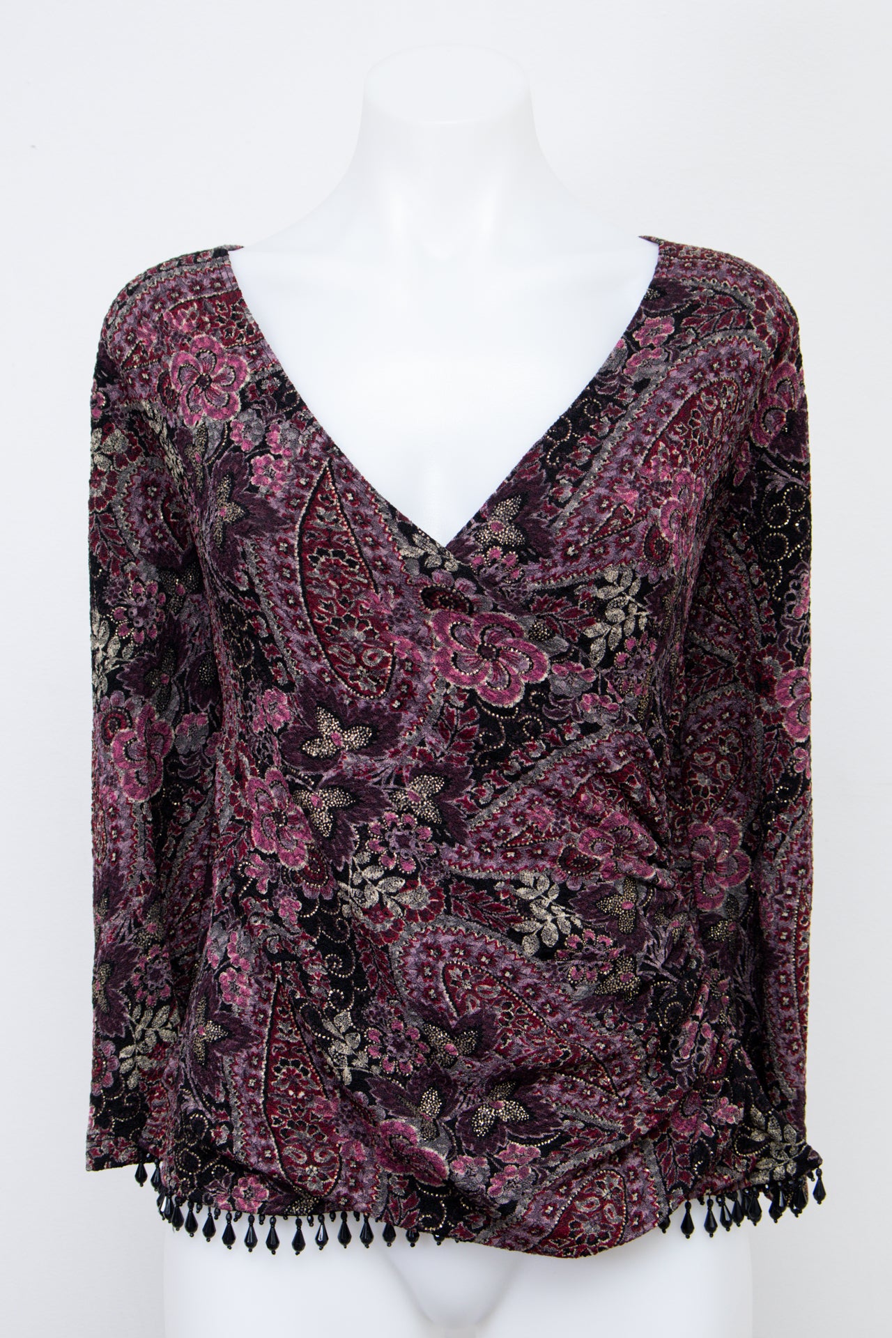 #081 Dressbarn Collection Top Black | c. 200 | Size 8