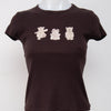 #045 Cache Cache T-shirt Brown | c. 201 | Size 8