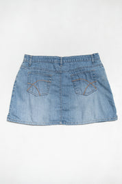 #152 Otb One Tuff Babe Denim Mini Skirt Blue | c. 190 | Size 10/12