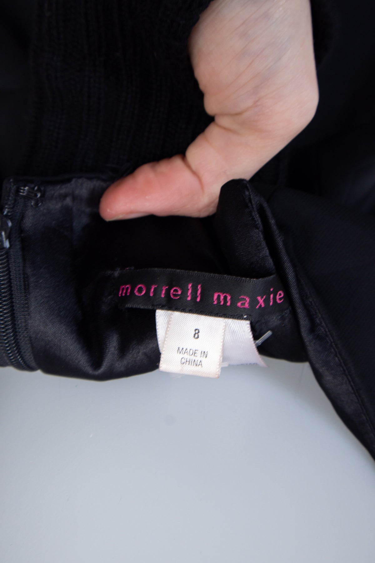 #129 Motrell Maxie Halter Top Black | c. 207 | Size 8