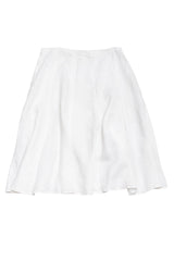 #126 Sunny Leigh LinenSkirt White | c. 193 | Size 12
