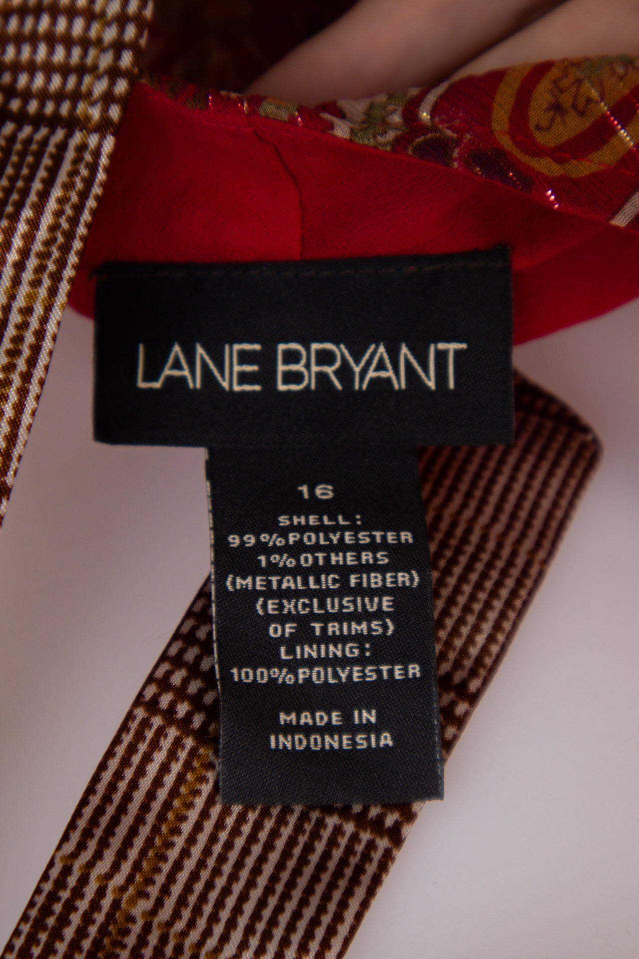 #007 Lane Bryant Halter Top Red | c. | Size 12
