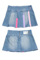 #155 Stand Point Mini Skirt Blue | c. 207 | Size 10