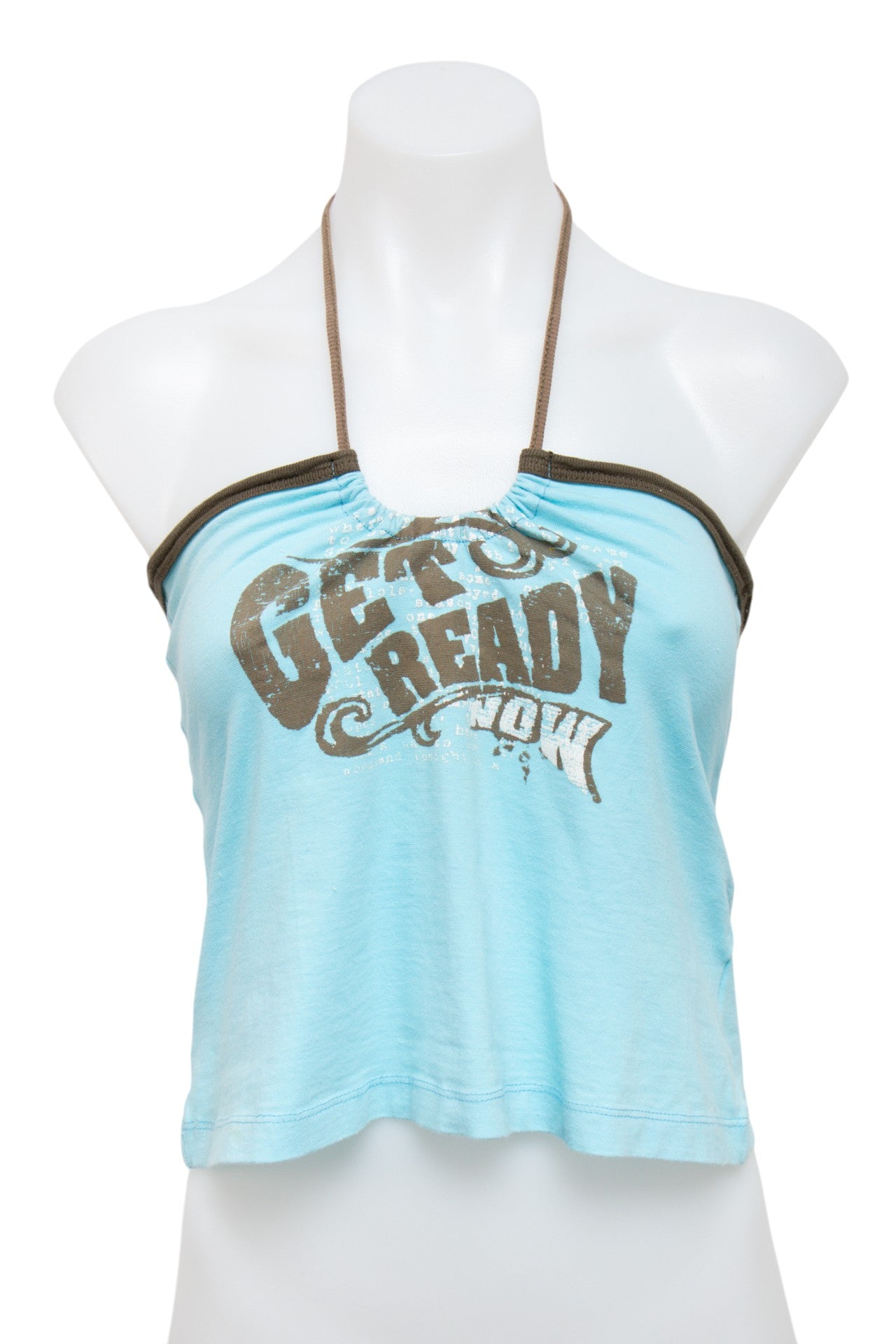 #46 Jennyfer Halter Top Blue | c. 196 | Size 8