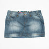 #073 Billabong Mini Skirt Blue | c. 204 | Size 8