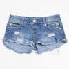 #186 Almost Famous Booty Short Blue | c. 209 | Size 8