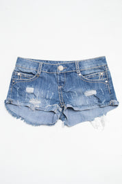 #186 Almost Famous Booty Short Blue | c. 209 | Size 8