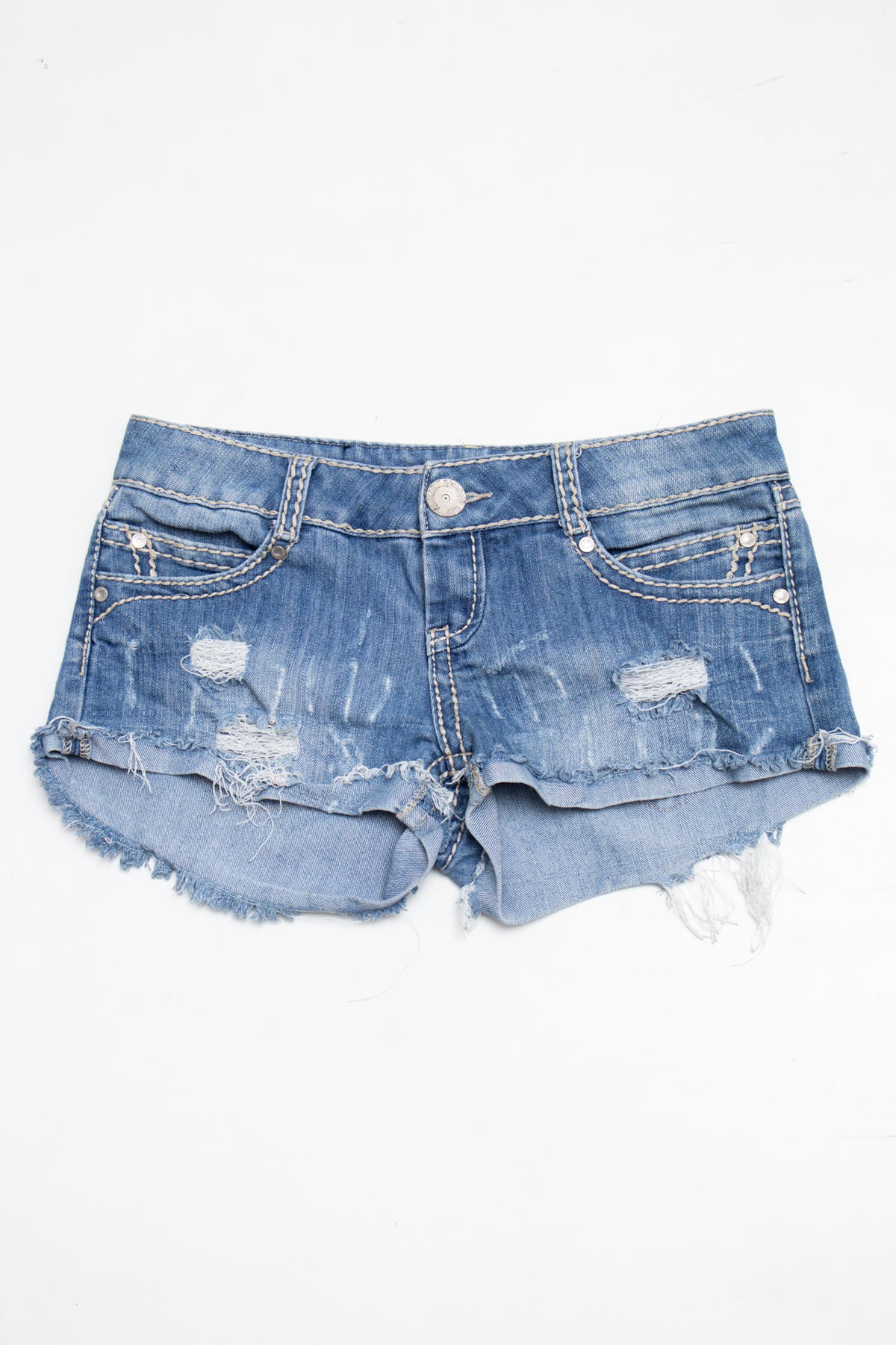 #186 Almost Famous Booty Short Blue | c. 209 | Size 8