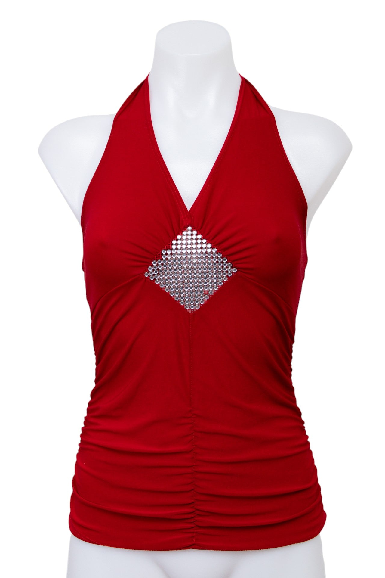#049 Dynamite Halter Top Red | c. 200 | Size 6