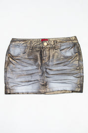 #198 Vero Moda Mini Skirt Gold | c. 199 | Size 8