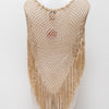 #209 M.k.m Designs Halter Top Beige | c. 192 | Size