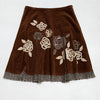 #164 Basil & Maude Skirt Brown | c. 197 | Size 14