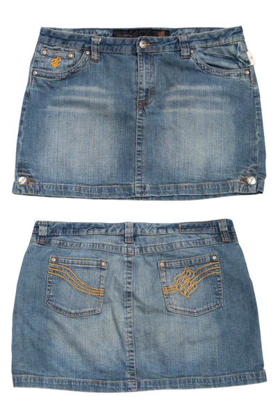 #140 Rocawear Denim Mini Skirt Blue | c. 180 | Size 14