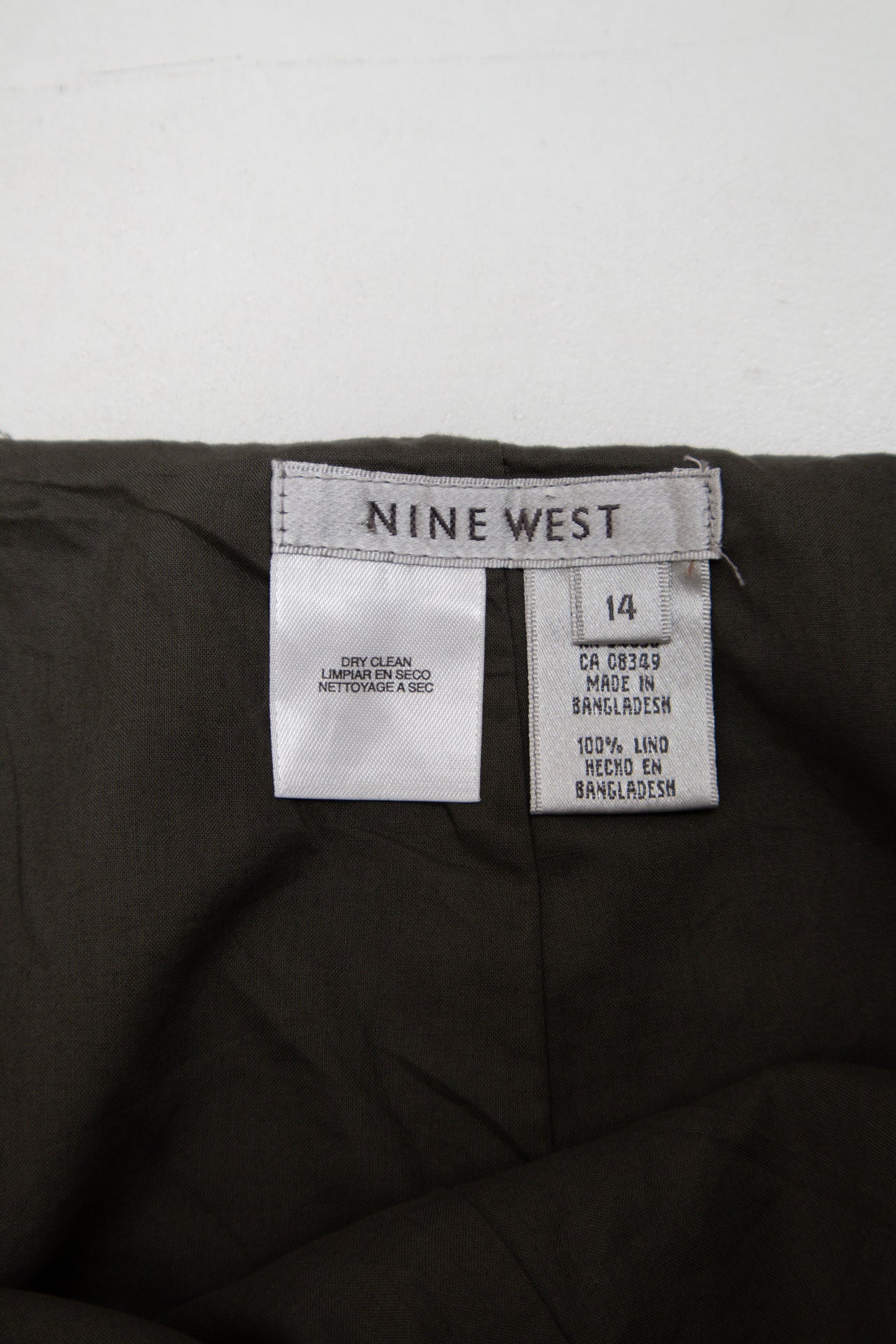 # Nine West Skirt Brown | c. 197 | Size 14