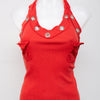 #072 Halter Red | c. 209 | Size 8